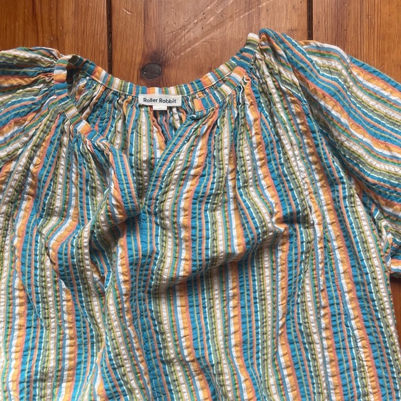 Roller Rabbit Multicolor Striped Blouse - Picture 3 of 4